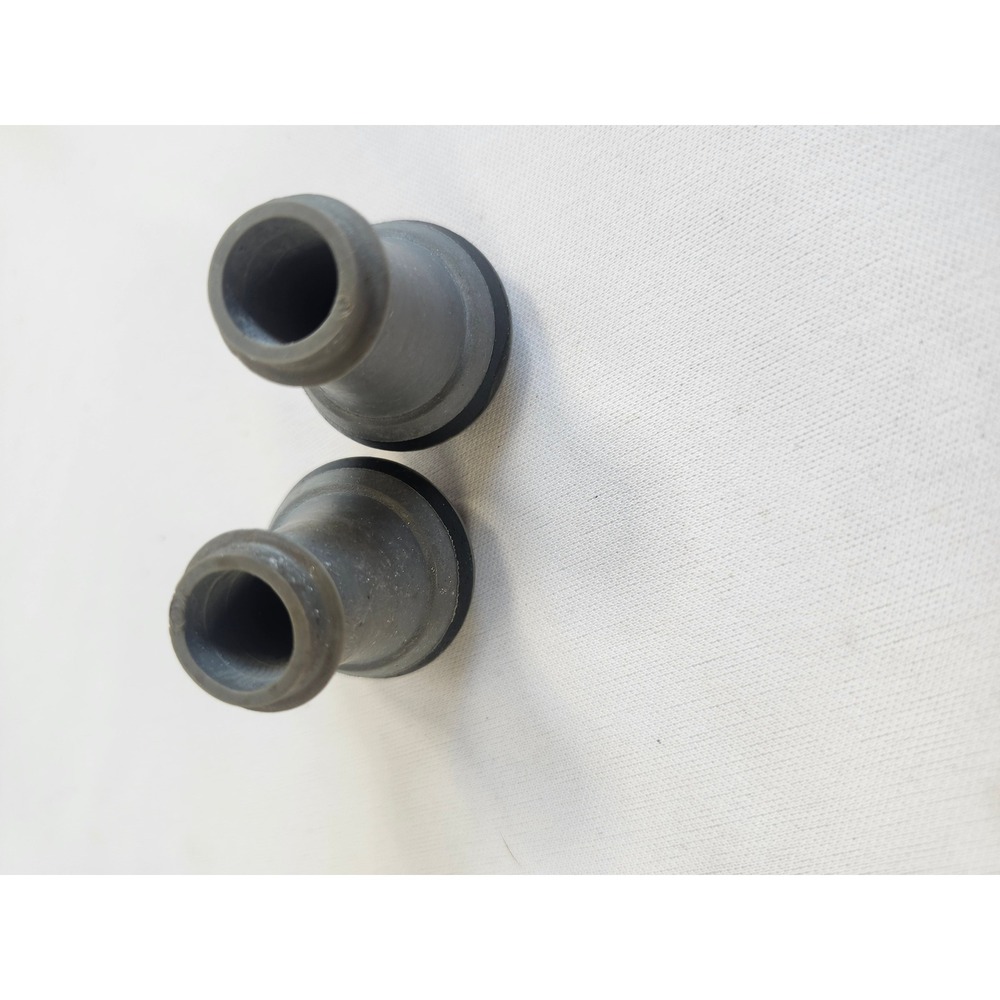 Gray Rubber Tapered Grommets Replacement Stoppers Set of 2